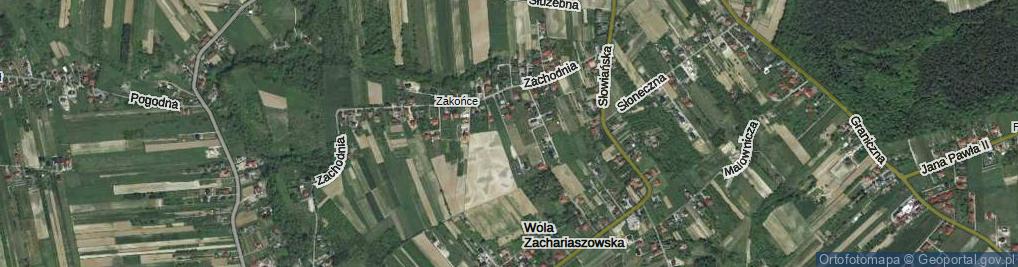Zdjęcie satelitarne Panoramiczna ul.